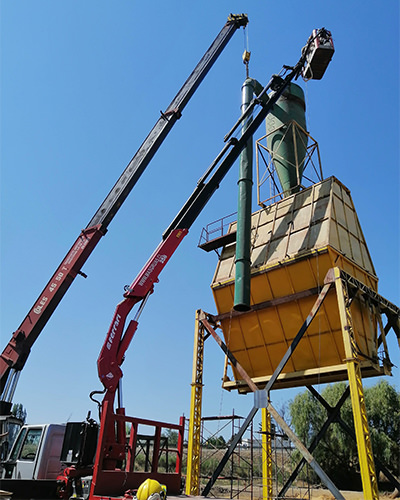 Silo de extracción en Talca